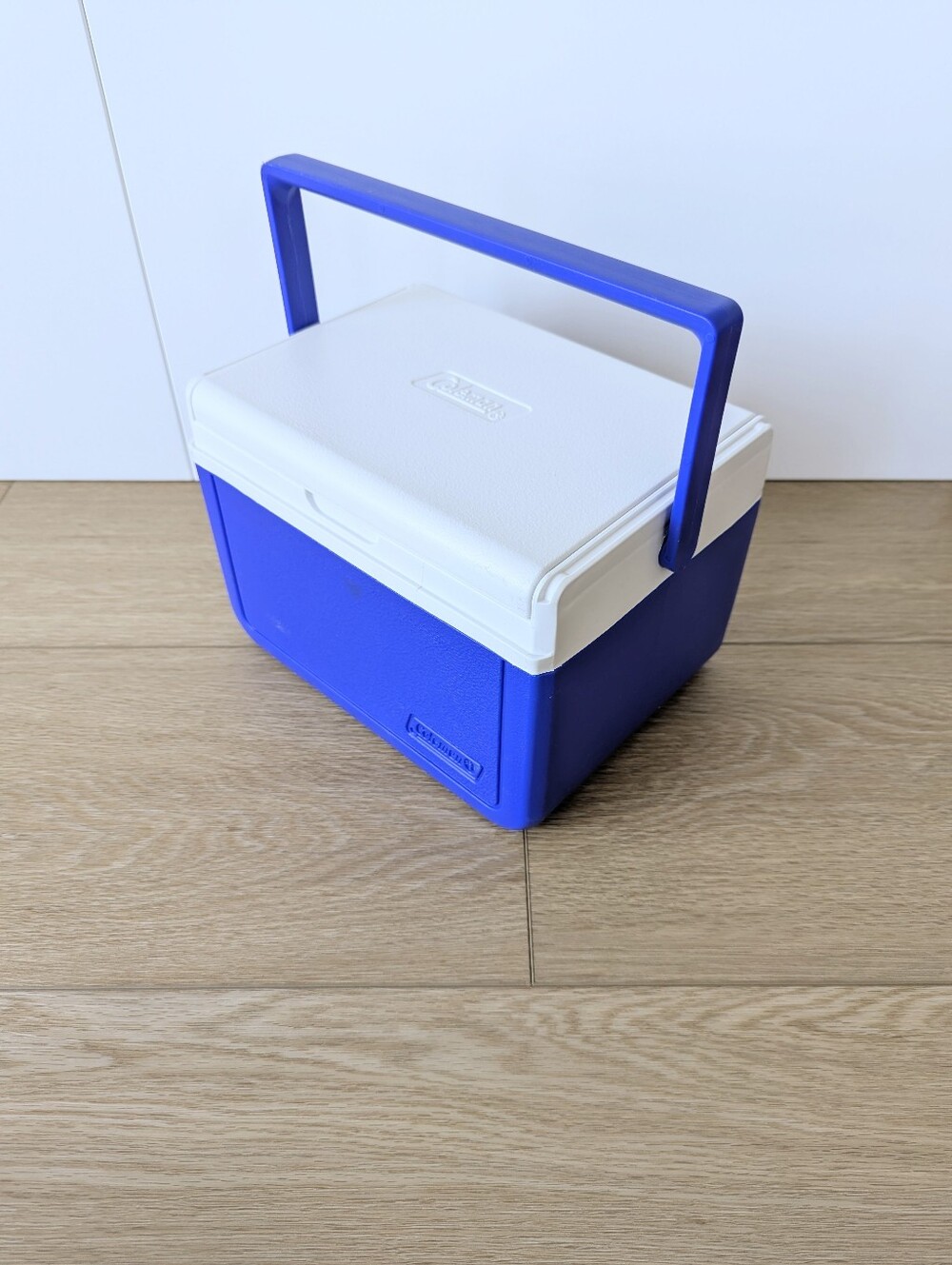 Coleman Model 5205 FlipLid Personal Mini Cooler Blue White 5 Qt